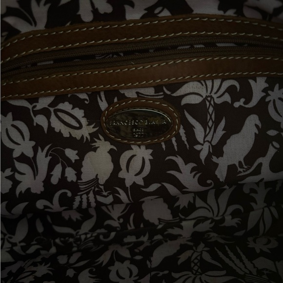Francesco Biasia Brown and White Men's Bag - Picture 1 of 2